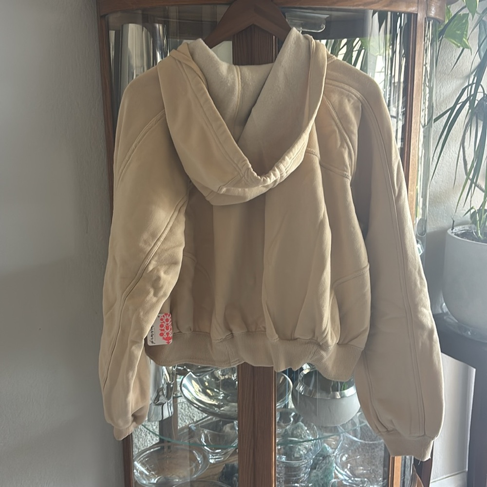 Free People Movement Side Line Zip-Up - Oatmilk - Picture 8 of 8